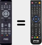 Comando à distância substituto de Pace009