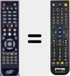 Comando à distância substituto de RCU AH3100