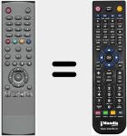 Comando &agrave; dist&acirc;ncia substituto de DSR DTR 9000 TWIN