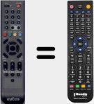 Comando &agrave; dist&acirc;ncia substituto de S3012-CIH