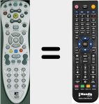 Comando à distância substituto de ScientificAtlanta001