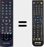 Comando à distância substituto de TX-4000T