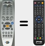 Comando &agrave; dist&acirc;ncia substituto de UE-RC-0100