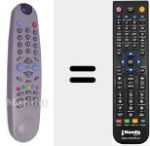 Comando &agrave; dist&acirc;ncia substituto de RC141 (5T1187F)