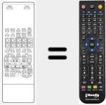Comando à distância substituto de VR500HQ