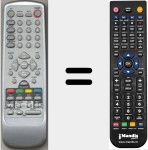 Comando à distância substituto de RML1703E