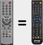 Comando à distância substituto de RC32CMS