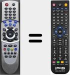 Comando &agrave; dist&acirc;ncia substituto de RC431