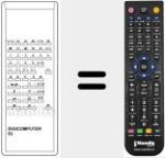 Comando à distância substituto de DIGICOMPUTER53