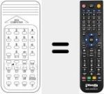 Comando &agrave; dist&acirc;ncia substituto de DIGICOMPUTEROSD