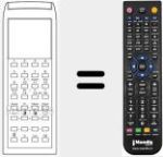 Comando &agrave; dist&acirc;ncia substituto de RC43