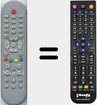 Comando à distância substituto de RC152372000