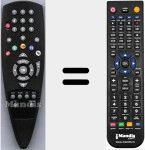 Comando &agrave; dist&acirc;ncia substituto de RC2000