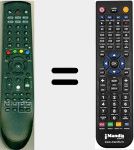 Comando à distância substituto de RCDHR820XU