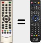 Comando à distância substituto de RCVSTBAW09