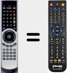 Comando à distância substituto de RCD303