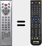 Comando &agrave; dist&acirc;ncia substituto de RC41EL