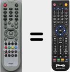 Comando &agrave; dist&acirc;ncia substituto de Minitriton