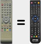 Comando &agrave; dist&acirc;ncia substituto de RC38EXC