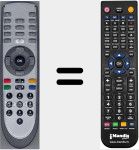Comando à distância substituto de ODE850 (21080037)