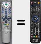 Comando à distância substituto de RCS19M0H