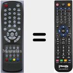 Comando &agrave; dist&acirc;ncia substituto de RC47TXT