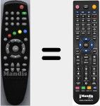 Comando à distância substituto de GS1001