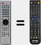 Comando à distância substituto de HOF09C447GPD6