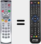 Comando &agrave; dist&acirc;ncia substituto de TP 186