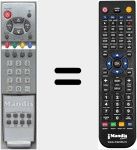 Comando à distância substituto de RCU42R