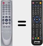 Comando &agrave; dist&acirc;ncia substituto de CTR3IR