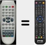 Comando &agrave; dist&acirc;ncia substituto de RC0134