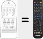 Comando &agrave; dist&acirc;ncia substituto de IR3500