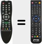 Comando &agrave; dist&acirc;ncia substituto de RCTX10