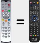 Comando &agrave; dist&acirc;ncia substituto de URC660CI