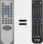 Comando &agrave; dist&acirc;ncia substituto de RC38KE