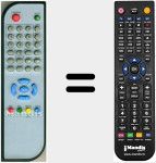 Comando &agrave; dist&acirc;ncia substituto de GSDSTB0903