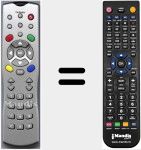 Comando &agrave; dist&acirc;ncia substituto de C80HDMI