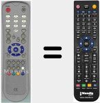 Comando à distância substituto de RC2000