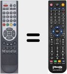 Comando à distância substituto de SMURMC0001