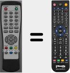 Comando à distância substituto de DTR1002