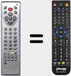 Comando à distância substituto de RC41NE