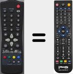 Comando à distância substituto de VSR100G-III (08010389)