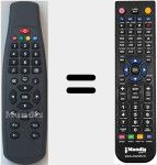 Comando à distância substituto de RC642720