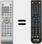 Comando à distância substituto de LCD1907