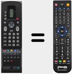 Comando à distância substituto de RC810201