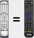 Comando à distância substituto de PRC30VERS1