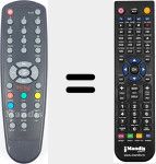 Comando à distância substituto de RCMAXT