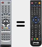 Comando à distância substituto de RG405PVRS2