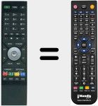 Comando à distância substituto de RTI95320500T2HDUK